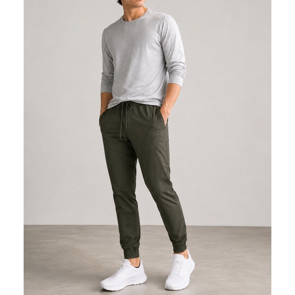 Lululemon ABC Warpstreme Jogger Men’s M Dark Olive Green 30” Tapered Pants